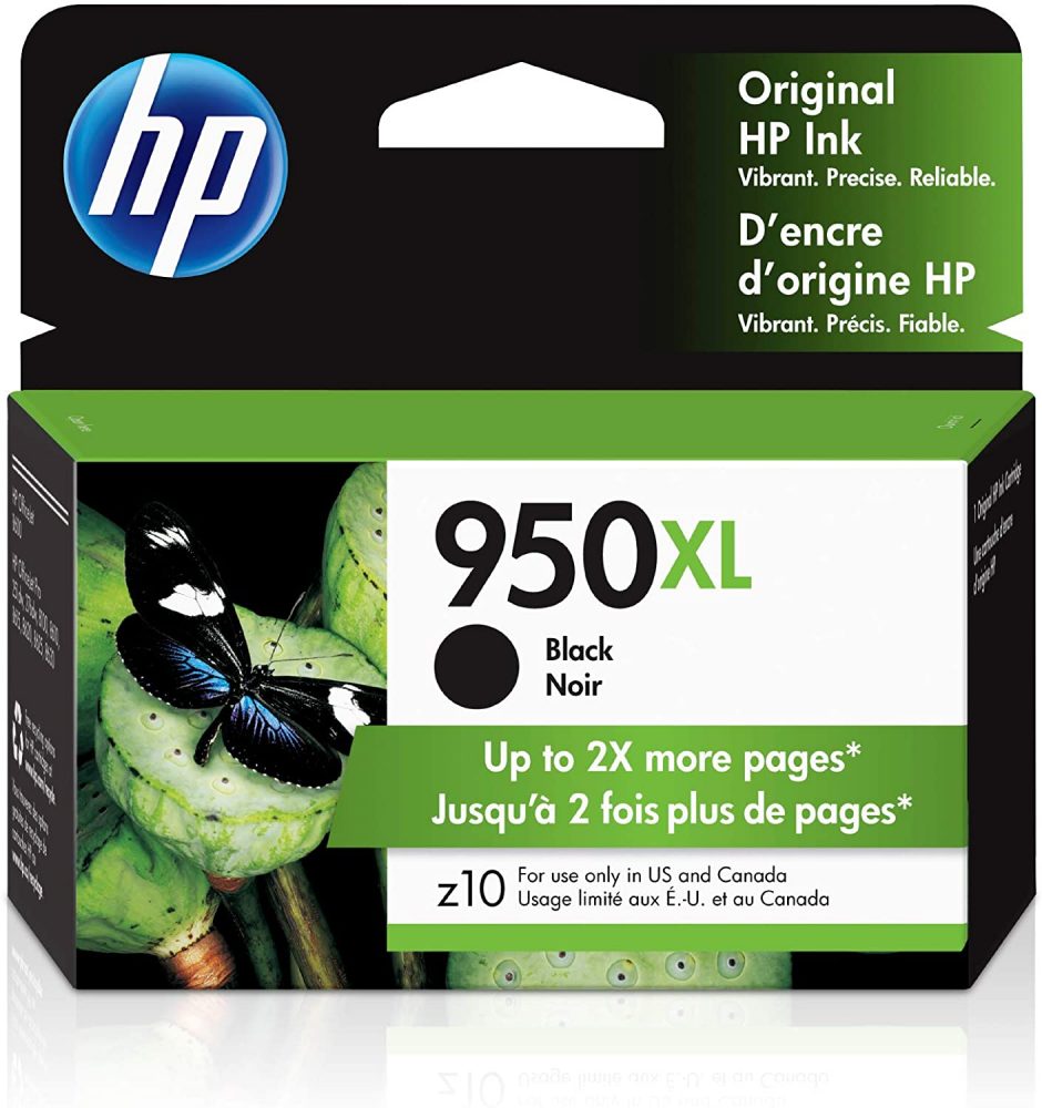 HP 950XL High Yield Black Original Ink Cartridge / CN045AN